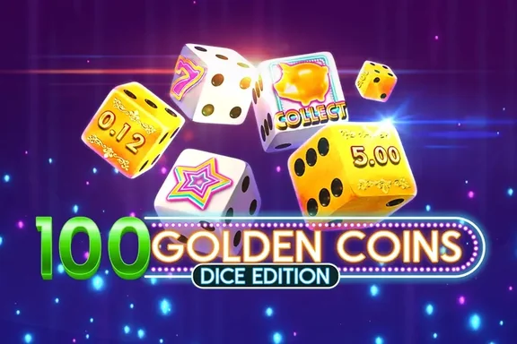100 Golden Coins Dice Edition — capa do slot